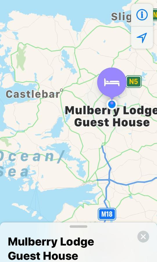 Mulberry Lodge Guest House Ballyhaunis Exteriör bild